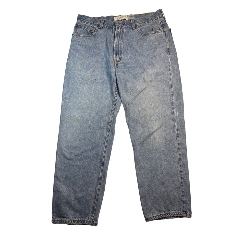Levi's 550 Denim Relaxed Fit Blue Jeans Men's 36x29 Light Wash‎ 90s Y2K Loose